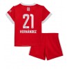Bayern Munich Lucas Hernandez #21 Hemmaställ Barn 2022-23 Korta ärmar (+ Korta byxor)